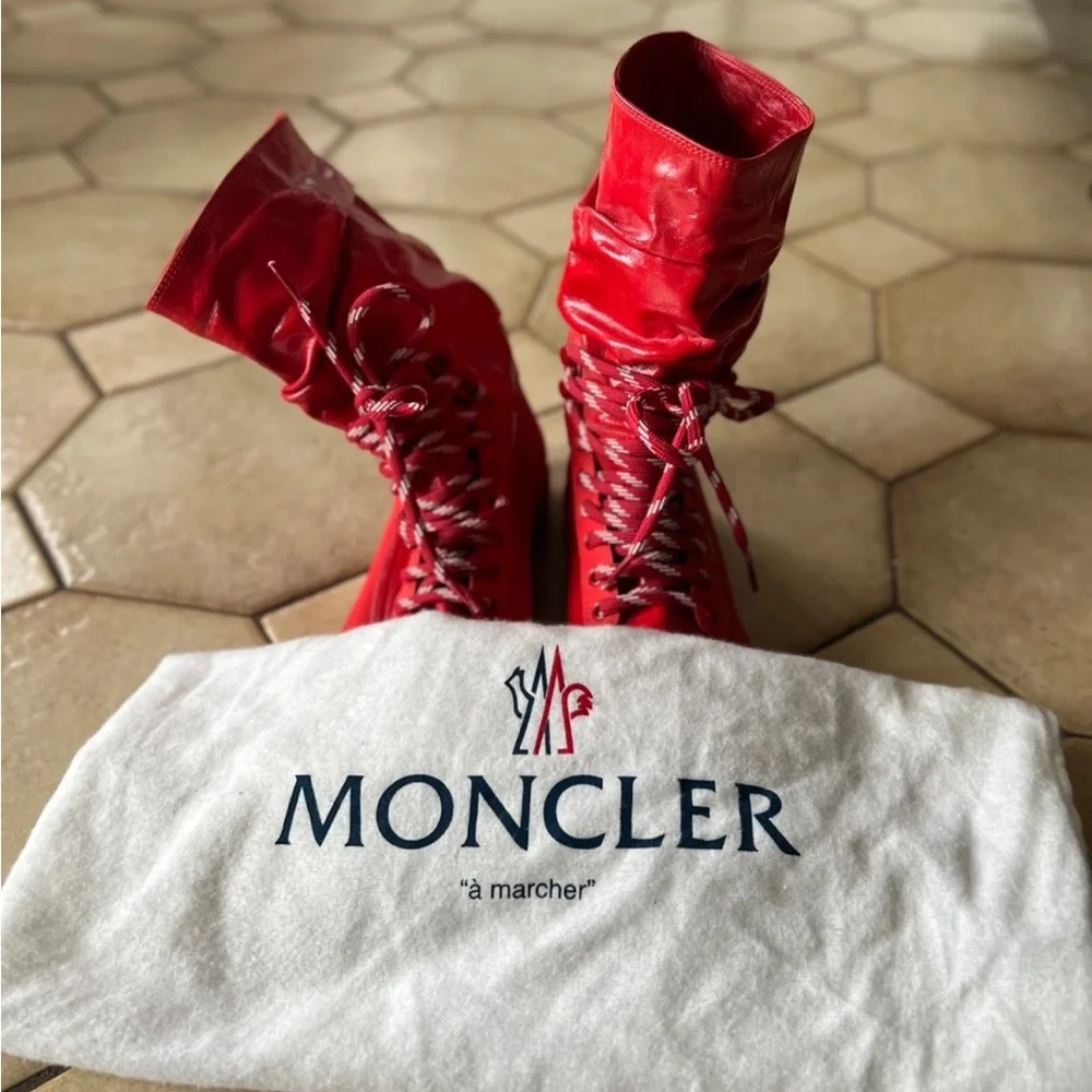 Monclair red boots - Excellent Condition - Picture 6 of 15